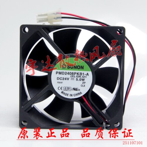 全新原装 SUNON PMD2408PKB1-A 24V 5.0W 8020 变频器散热风扇