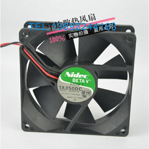 Nidec 9025 24V0.28A 散热风扇 TA350DC M34261-16 双滚珠轴承