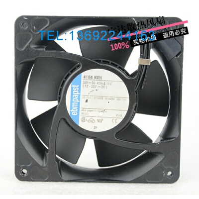 德国ebmpapst 4184NXH 24V 458MA 11W 12038全金属耐高温风扇