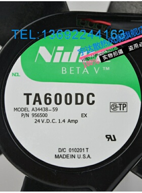 全新Nidec尼迪克TA600DC A34438-59 EX DC24V 1.4Amp UPS电源风扇