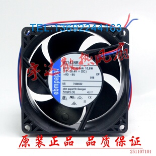 全新德国 8214JN/JNR 24V 10.8W 8038 高端变频器直流散热风扇