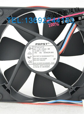 全新原装德国PAPST DC24V 210mA 5W 12025 变频器风扇 TYP4414F/2