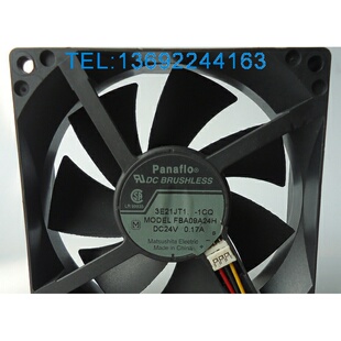 全新panaflo 9厘米 9025 24V变频器风扇 0.17A FBA09A24H