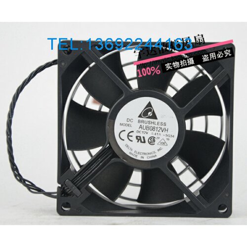台达DELTA 8025 8厘米 0.41A PWM自动控速CPU散热器风扇AUB0812VH