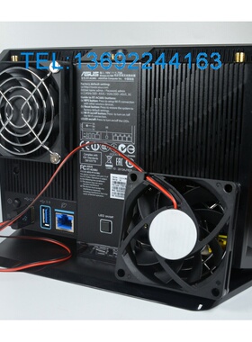 华锁RT-AC68U/EX6200/AC15路由器散热风扇 静音风扇/USB直接供电