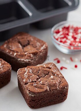 titibear迷你磅蛋糕布朗尼蛋糕模具正方形长方形烤盘烤架烤箱烤盘