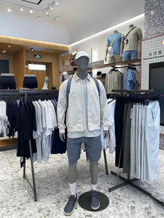 Twill 秋季 男士 抗淋雨渗透 立领运动风夹克 斜纹拉链外套 LU同款