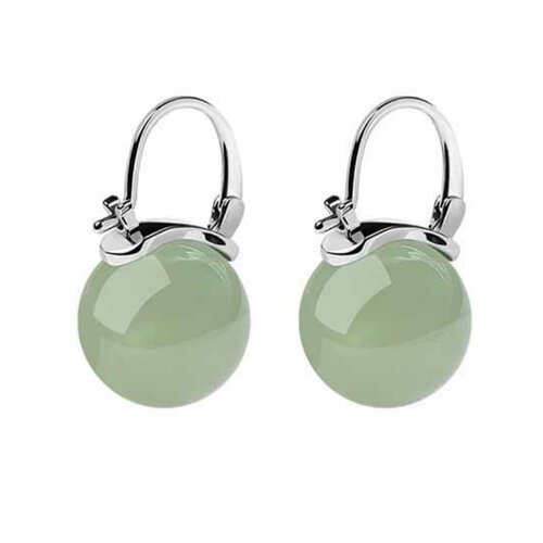 18k金猫眼石耳环耳扣时尚配饰