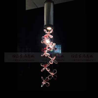 高档豪华水晶床头小吊灯