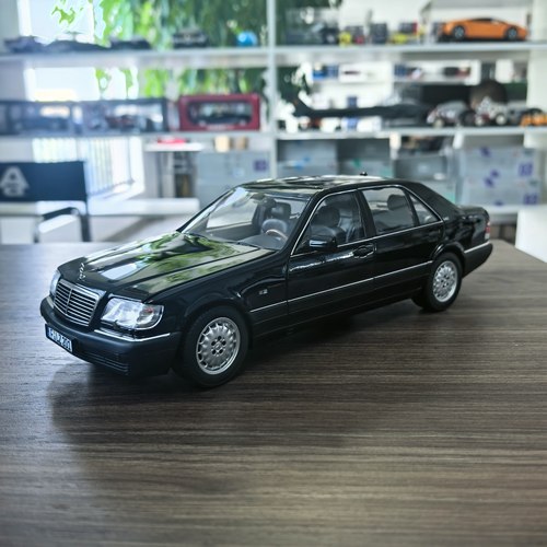 NOREV诺威尔1:18奔驰S600仿真原厂虎头奔合金汽车模型收藏 车摆件