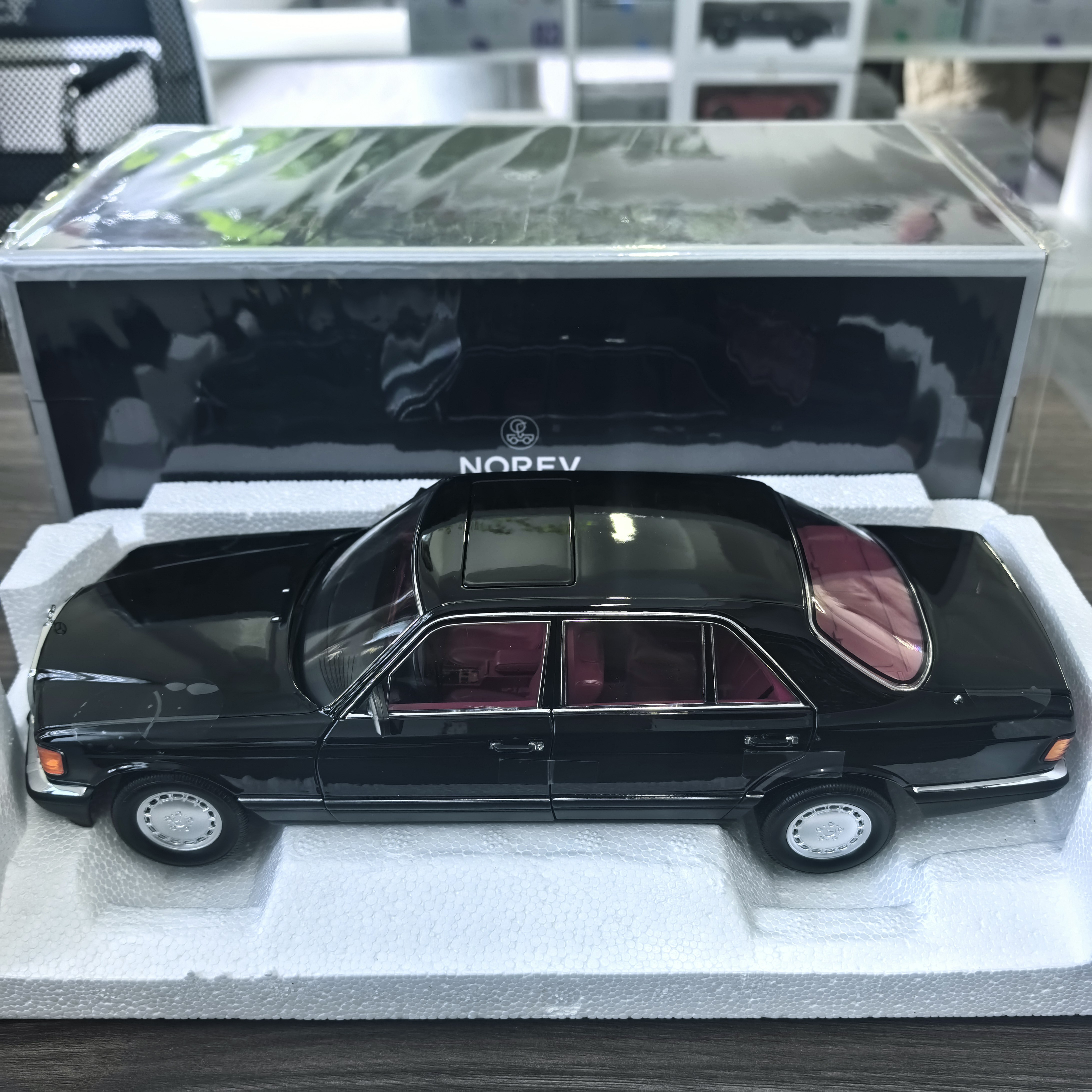 NOREV诺威尔1:18奔驰560SEL W126 奔驰S 1991款仿真