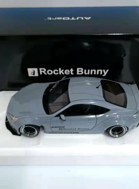 AUTOart奥拓1:18丰田 86 火箭兔宽体仿真汽车模型 收藏模型车摆件