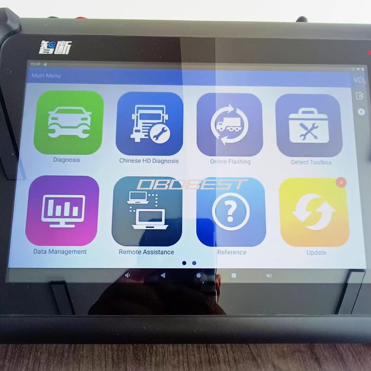 Fcar Tablet auto diagnotic System ZD800MAX For 24V Vehicles.