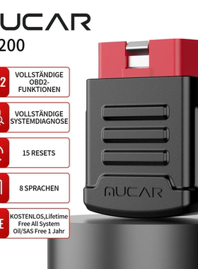 MUCAR BT200 Automotive Diagnostic Tools Obd2 Bluetooth Wifi.