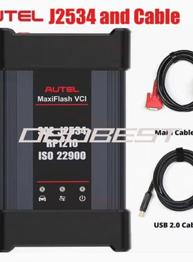 海外版 Autel JVCI+ MaxiFlash VCI Dongle J2534 ECU Programmer