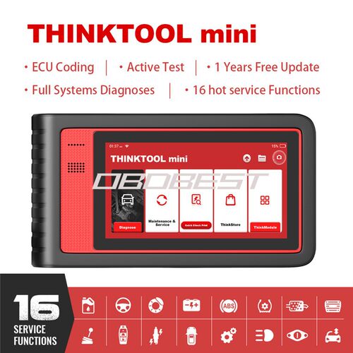ThinkCar THINKTOOL mini Car Diagnostic Scan Tool + 16 Reset.