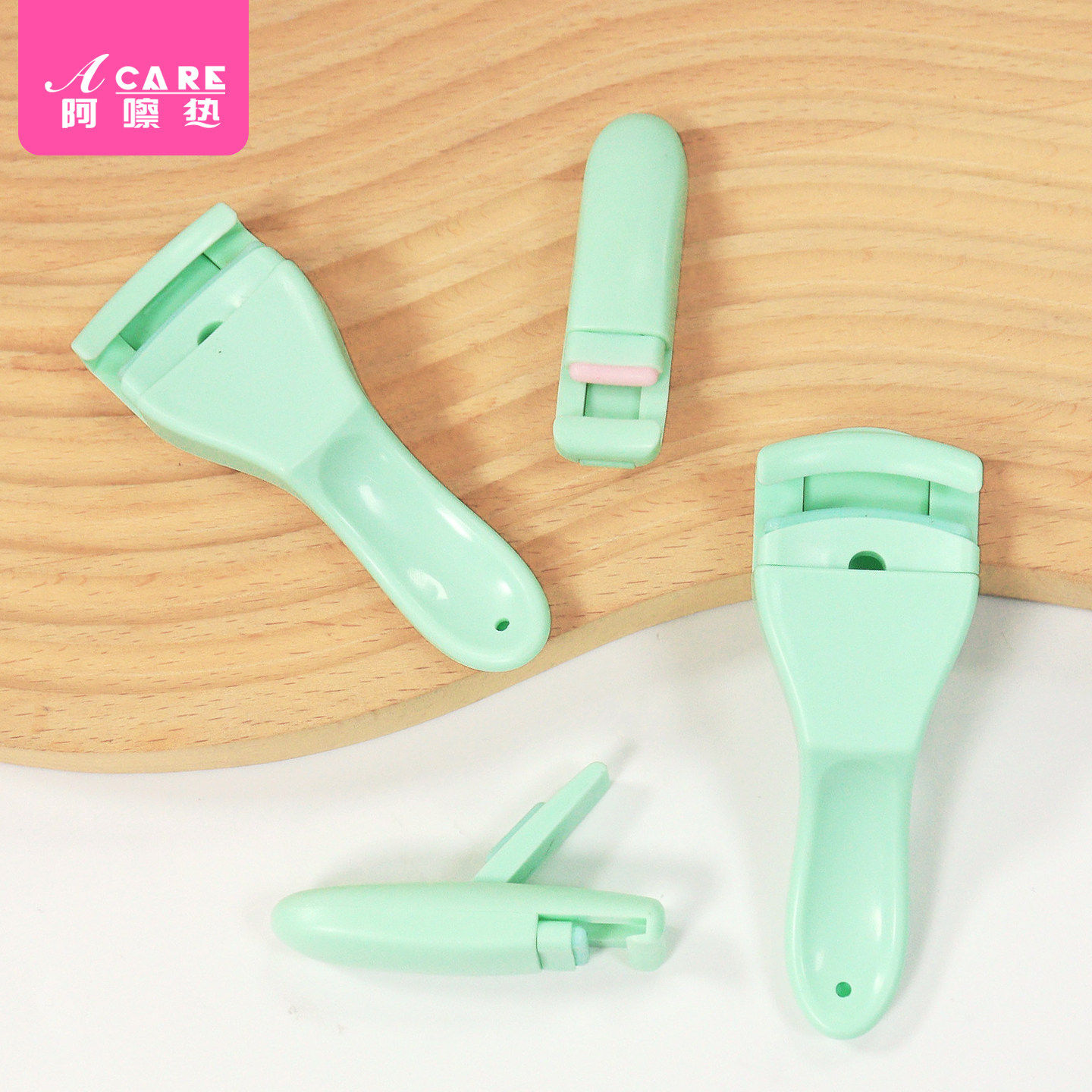 T睫毛夹/局部A1pq808-便携胶垫局部分段夹睫毛器女新手广角夹睫毛