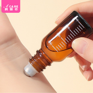 分装瓶/滚珠F1pz801-避光精油瓶玻璃刻度瓶花露水茶色瓶涂抹