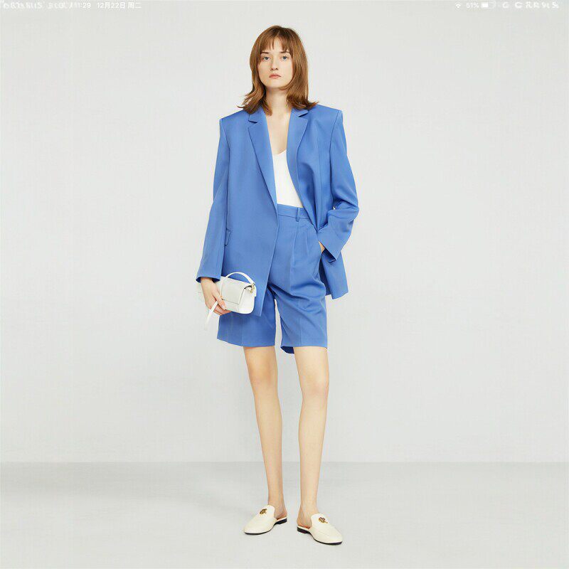 CAROLINE卡洛琳2021春季专柜正品外套西装上衣N60D3301-2880