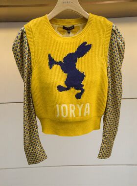 JORYA/卓雅针织上衣套头毛衣2022秋季专柜O140403E-3680
