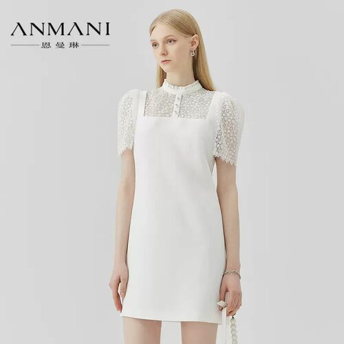ANMANI恩曼琳连衣裙2022夏季专柜正品O322401D-2980