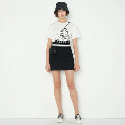 卓雅周末半身裙水洗牛仔裙2021夏季专柜正品N22B0901-2580