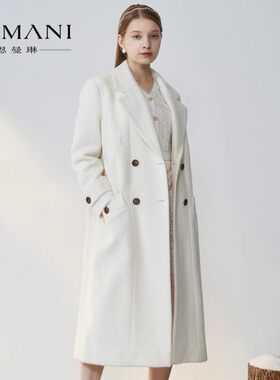 ANMANI/恩曼琳2022冬季毛呢外套女大衣专柜正品EANCDW03-4580