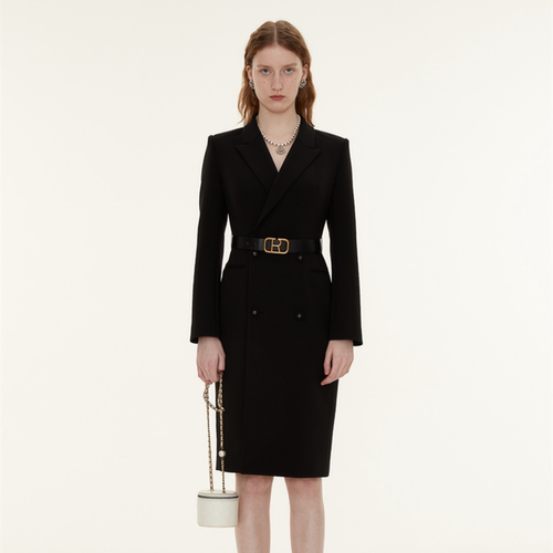 CAROLINE/卡洛琳2023春季西装连衣裙女风衣专柜正品P601102B-3980