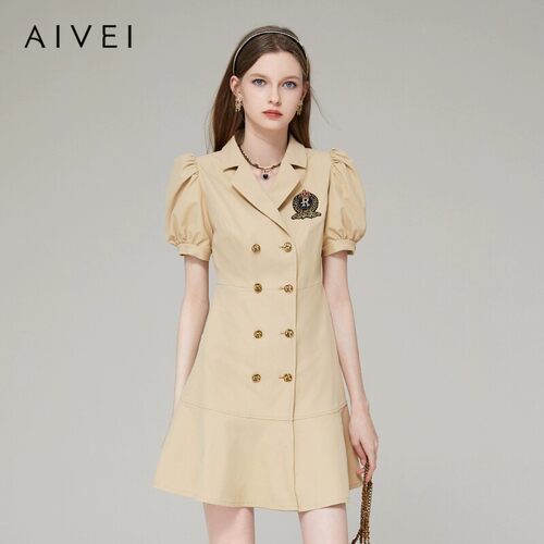 AIVEI/艾薇2023夏季连衣裙专柜正品Q036S021-1980