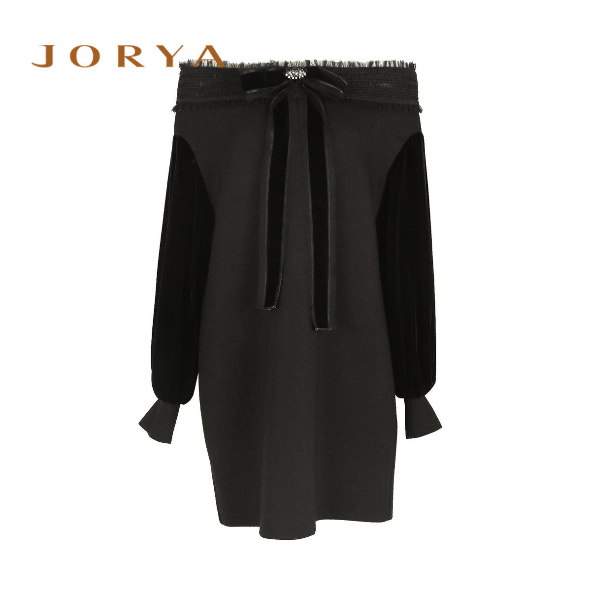 【特价清仓】JORYA卓雅19秋季专柜正品长袖连衣裙L1404501-3680