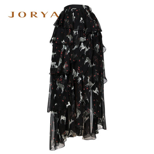 【特价】jorya卓雅2018秋季专柜正品裙子半身裙K1401103-3880
