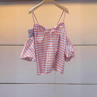 【特价】JORYA卓雅吊带灯笼袖上衣18夏季专柜正品K1202201-2580