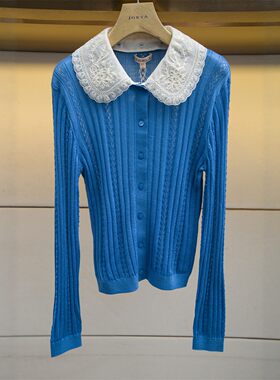 JORYA/卓雅单排扣长袖针织衫上衣春季专柜正品O106902E吊牌价3280