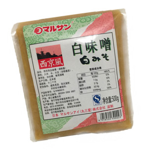 日本西京味噌 白味噌酱 大酱汤味噌汤 西京烧鳗鱼 味增500克