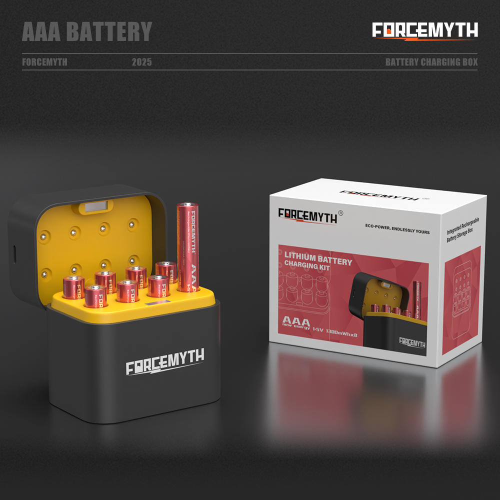 5号7号电池充电盒大容量超强续航智能快充收纳一体充电仓厂家直销