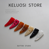 KELUOSI 牛角扣儿童毛衣扣子配件衣服纽扣大衣外套风衣羊角扣装 饰