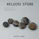 西服钮扣衣服扣装 KELUOSI 天然牛角扣大衣纽扣毛衣风衣扣子西装 饰
