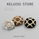 KELUOSI 高档金属扣钮扣女羊绒大衣扣子女黑色风衣扣西装 扣毛衣扣