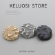 KELUOSI 高档羊绒大衣扣子百搭风衣纽扣毛衣扣子小香外套扣装 饰扣