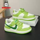 男童休闲板鞋 春秋皮面防水儿童鞋 子女童运动鞋 巴布豆童鞋 2025新款