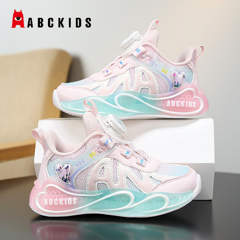 Abckids童鞋女童旋转扣运动鞋图片
