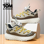 网面透气儿童轻便跑步鞋 2026春秋新款 男童旋转扣运动鞋 汤姆猫童鞋
