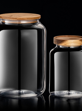 100克装陈皮密封罐木盖PET加厚塑料瓶药材滋补干货零食防潮储存罐