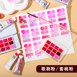 水彩颜料歌剧粉荧光色花卉美食水彩色DS198 荷尔拜因史明克