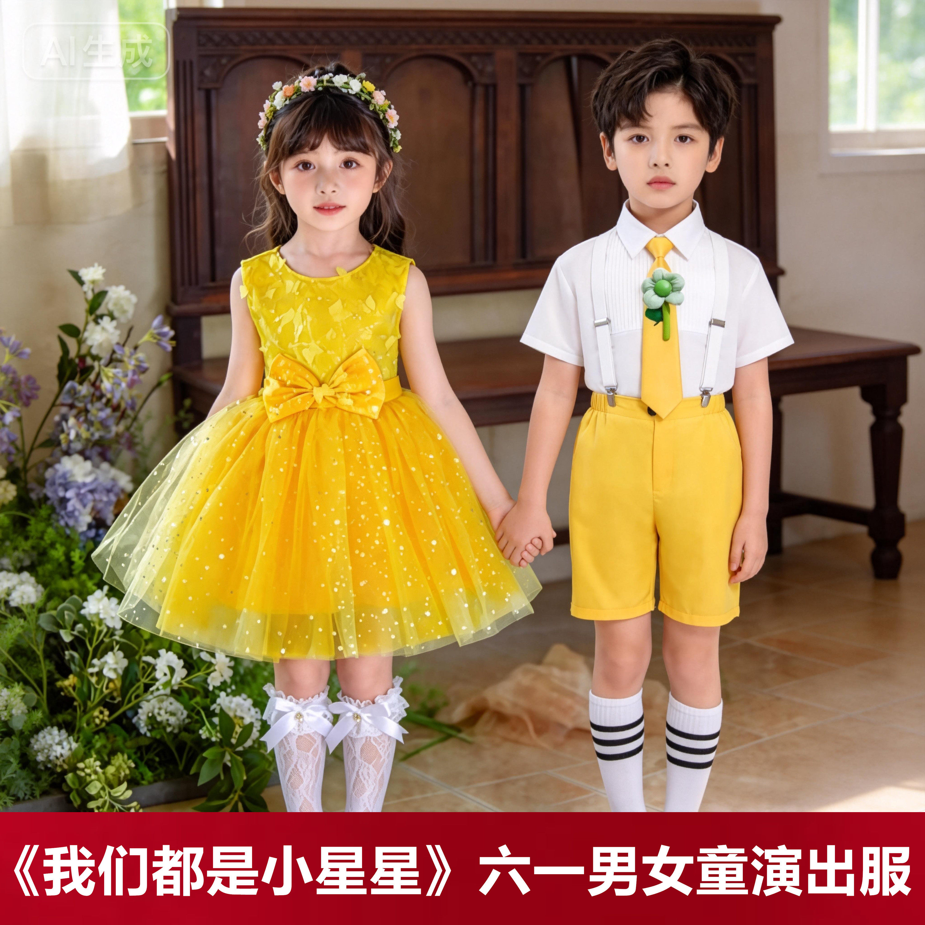 甜甜的棒棒糖舞蹈服我们都是小星星一闪一闪亮晶晶六一女童演出服