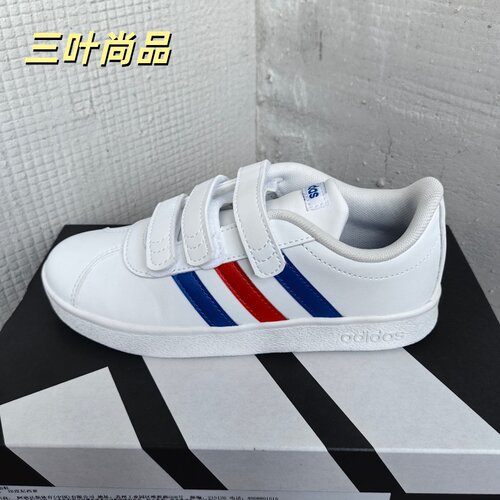 阿迪达斯小童魔术贴轻便板鞋