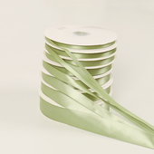 0.6 4cm抹茶绿丝带缎带布绸带烘焙礼品包装 彩带花束蝴蝶结Diy丝带