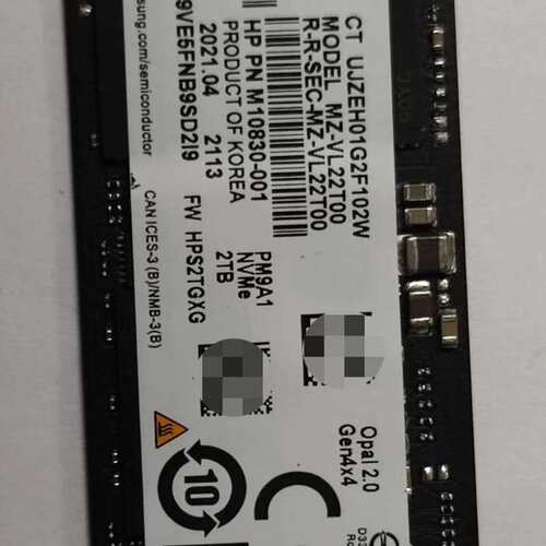 议价PM9A1 2TB PM981a 1TB PM981a 51可维修