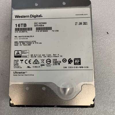 议价WD/西数 16T HC550 WUH721816ALE6L可维修