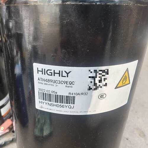 议价海立机压缩机，型号ATH489UC3C9EQC，R32冷媒可维修